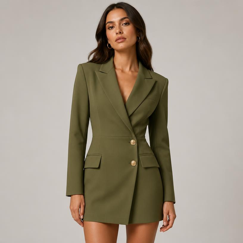 Blazer Dress catalog ad by Atelier